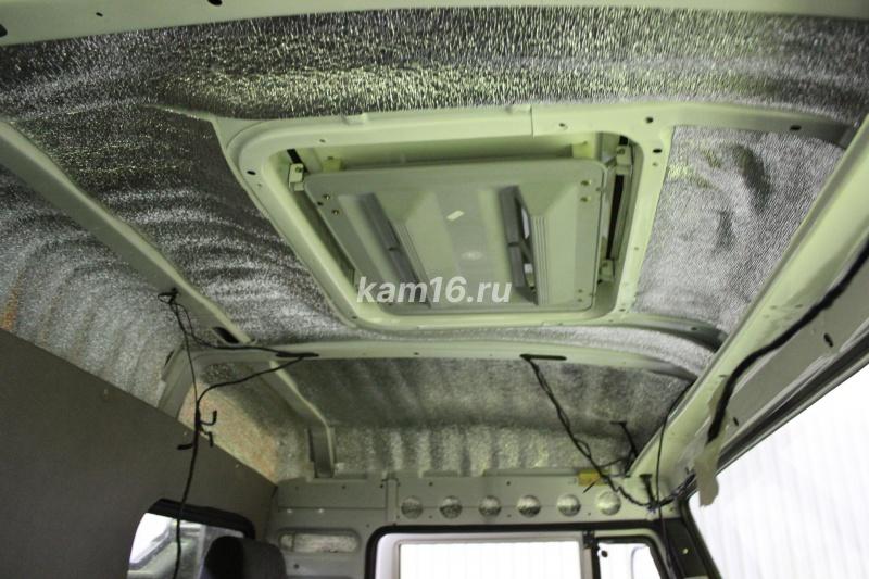 Утепление кабины изолон, пенофол: со спальным местом